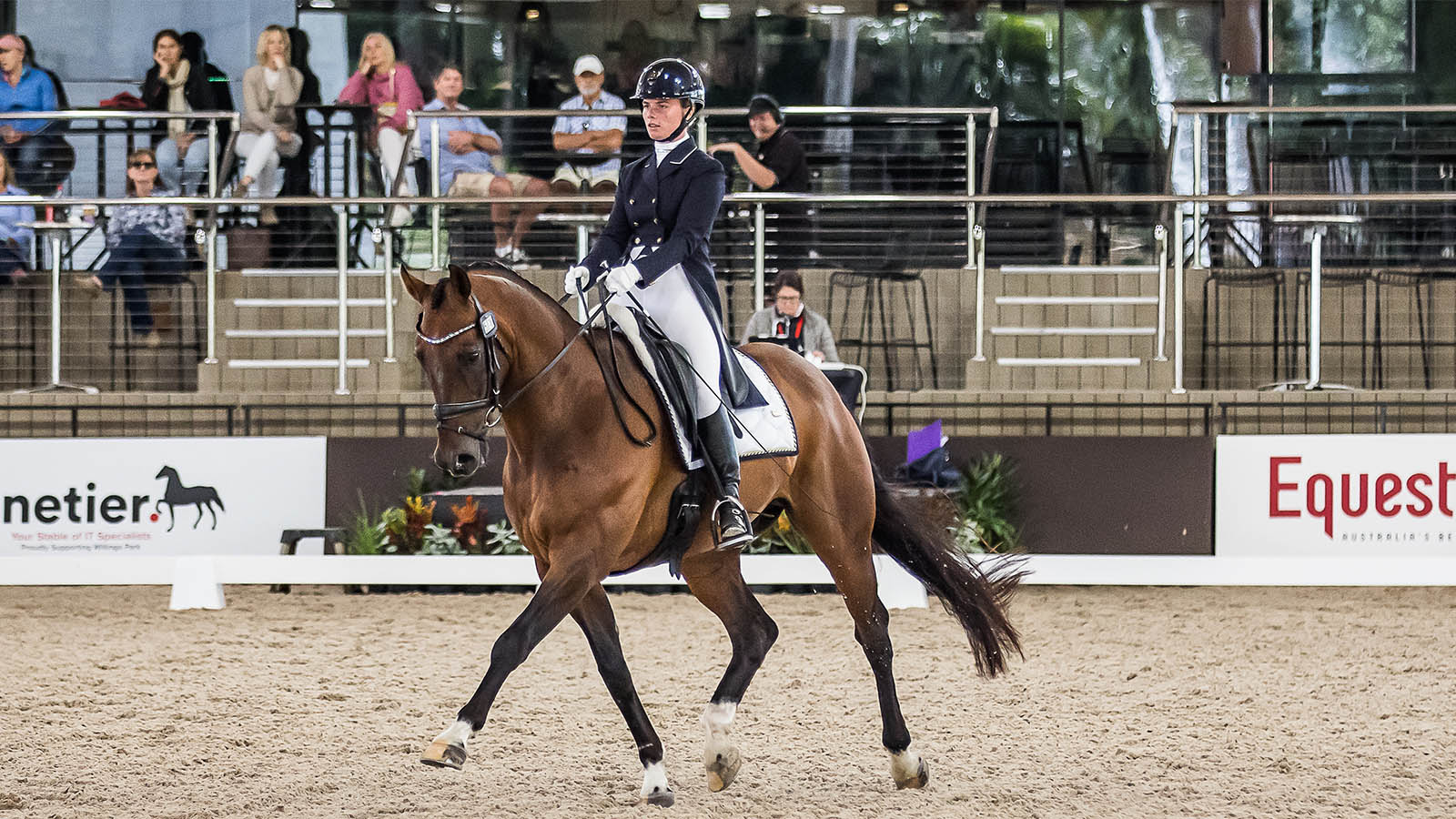 A YOUNG RIDER SEIZES THE MOMENT