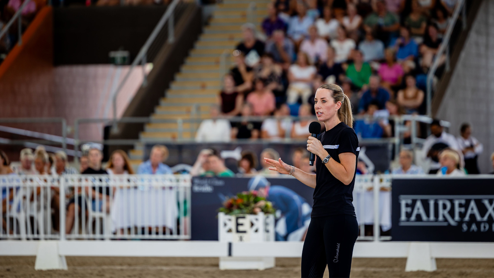 CHARLOTTE DUJARDIN WORKS HER CHARM